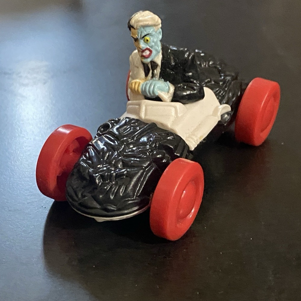 Vintage 1993‎ Batman The Animated Series Two Face Flip Car McDonalds Toy